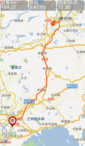 骑行路线图