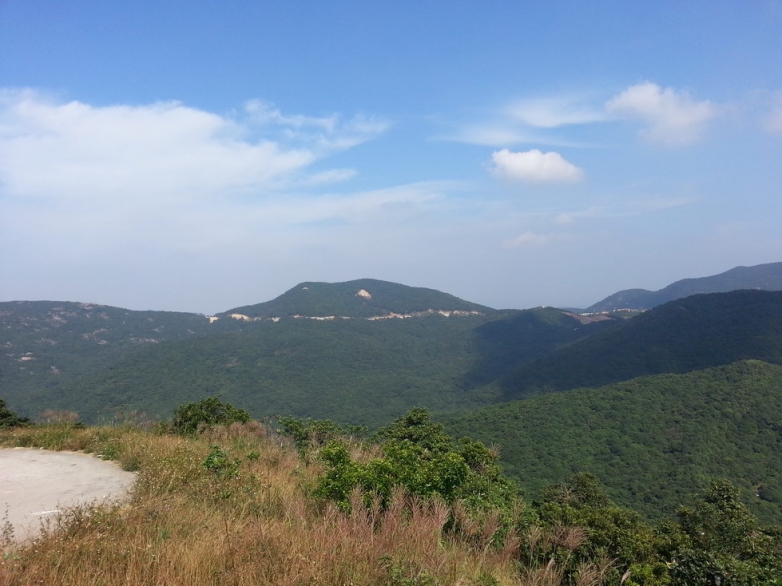 圆山顶的风景