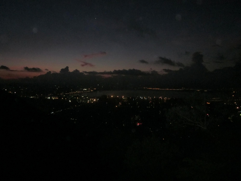 大南山看日出-天还没亮