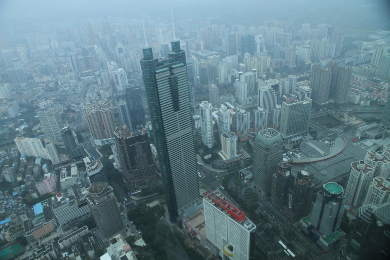 地王大厦航拍图