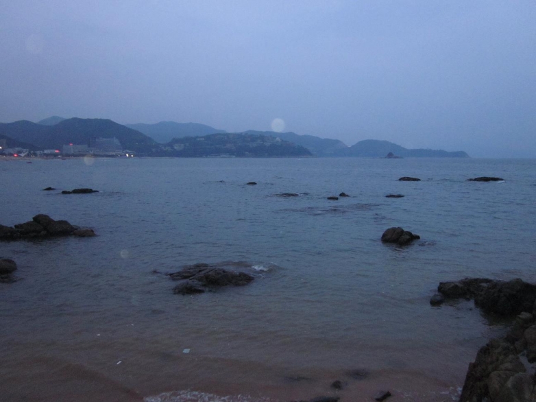 海岸晚景