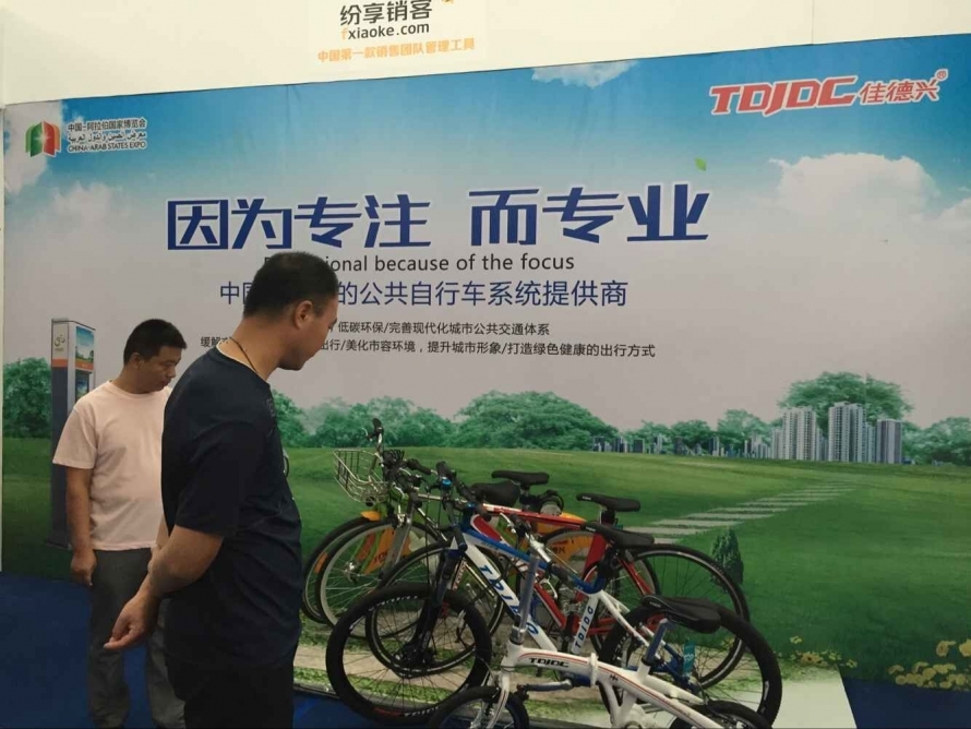 佳德兴在中阿博览会现场